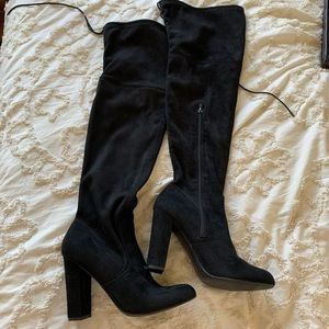 Thigh High Suede Boots